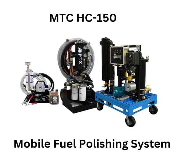 AXI International's MTC HC 150 Mobile Fuel Polishing System, ensuring clean fuel through advanced mobile purification technology